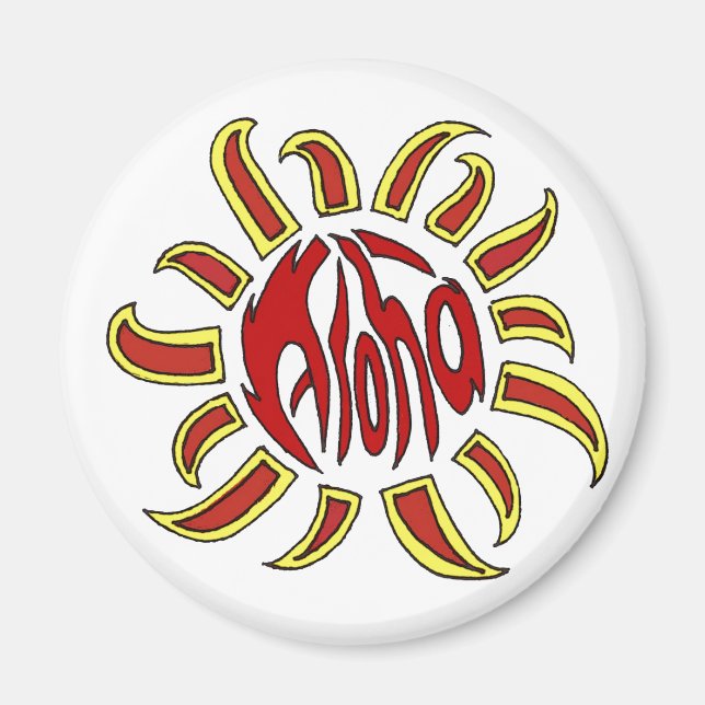 alohasolmagnet magnet (Framsidan)