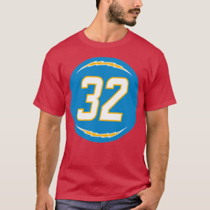 Alohi Gilman Number 32 Jersey Los Angeles Chargers T Shirt
