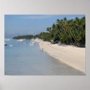 Alona Beach, Panglao Island, Bohol, Filippinerna Poster