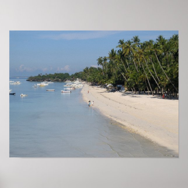 Alona Beach, Panglao Island, Bohol, Filippinerna Poster (Framsidan)