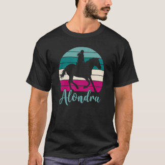 Alondra Namn Equestrian Alondra Horse Girl T Shirt
