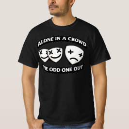 Alone In A Crowd Odd One Out Urban Graphic T Shirt