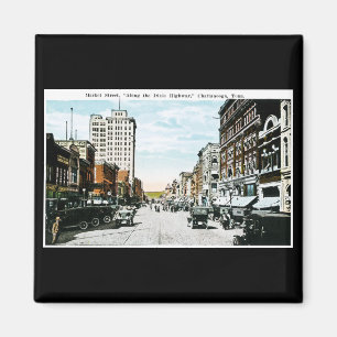 "Along den Dixie huvudvägen", Chattanooga, Tenn. Magnet