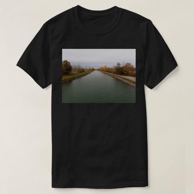 Along Erie Canal T Shirt (Design framsida)
