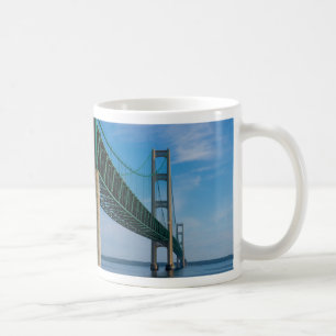 Along Mackinac Bridge Coffee Mugg