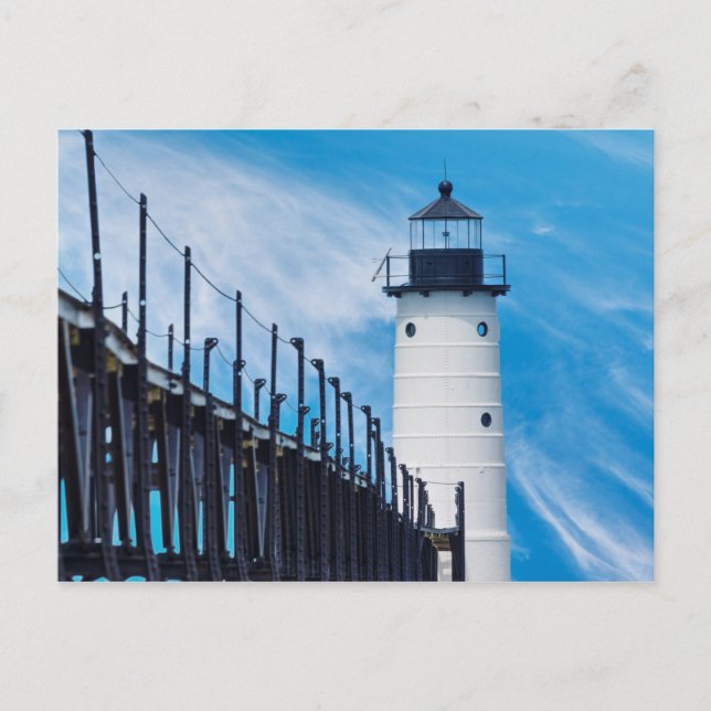 Along Manistee Vykort (Framsida)