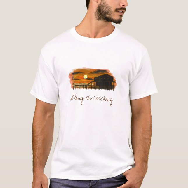Along Mekongen T-shirt (Framsida)