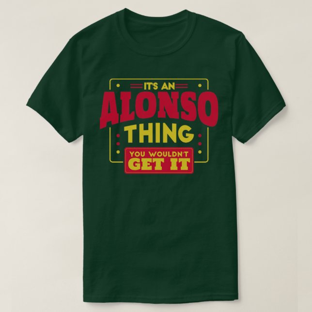 Alonso T Shirt (Design framsida)