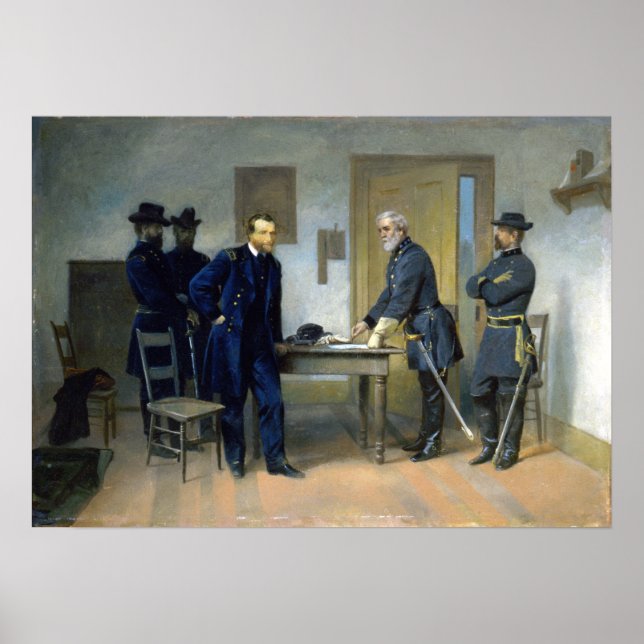 Alonzo Chappel Lee Surrendering to Grant Poster (Framsidan)