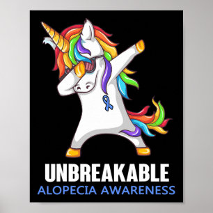 Alopeci Awareness OBRAKABLE for Women Manar Poster