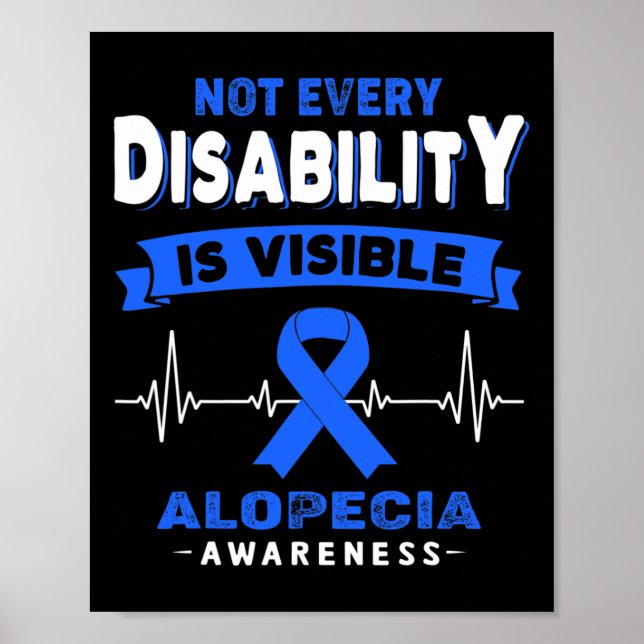 Alopeci - Medvetenhet - Alla funktionshinder är in Poster (Framsidan)