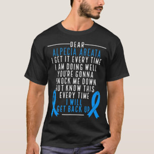 Alopecia Areata Awareness Jag kommer tillbaka upp T Shirt
