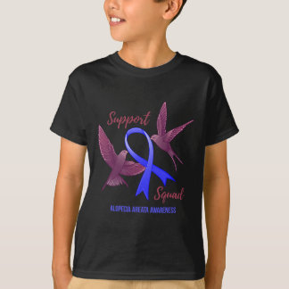 Alopecia Areata-medvetenhet Stöd Squad Warrior 1 T Shirt