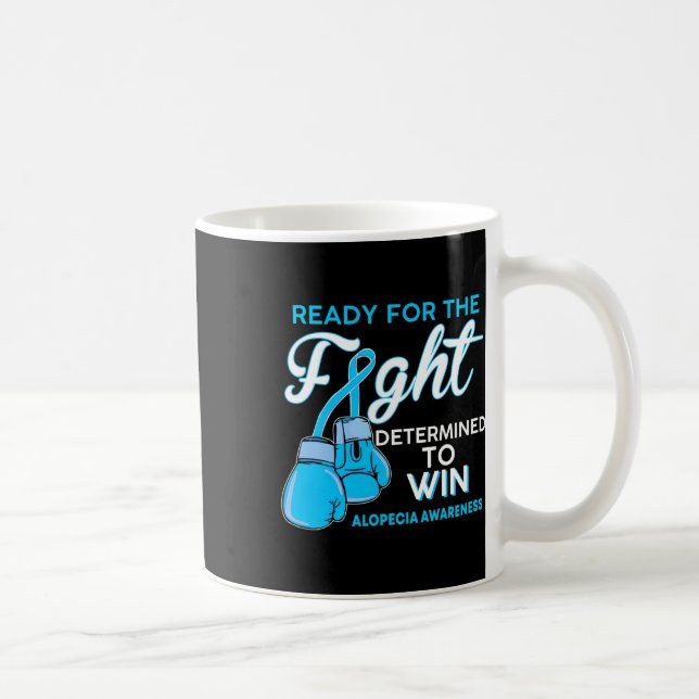 Alopecia Awareness Blue Butterfly Kaffemugg (Höger)