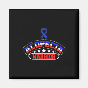 Alopecia Awareness Hair Lioss Warrior Support Surv Magnet