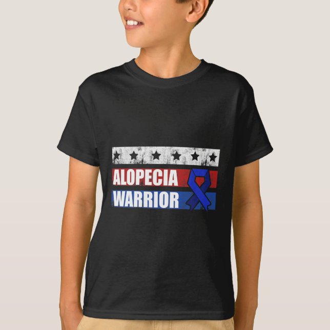 Alopecia Awareness Hair Loss Loss Caring Surviv T Shirt (Framsida)