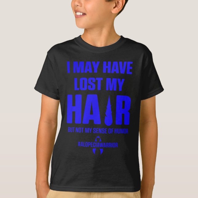 Alopecia Awareness Hair Loss Loss Survivor 2 T Shirt (Framsida)