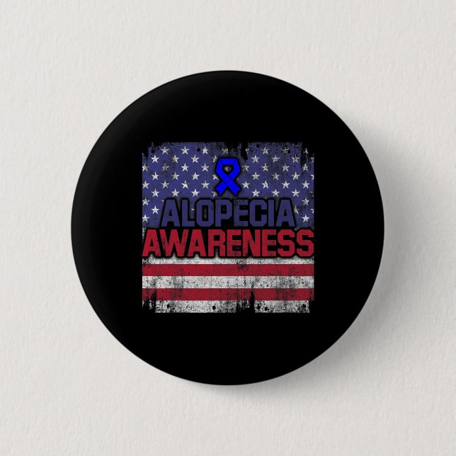 Alopecia Awareness Hair Loss Loss Warrior Fight Su Knapp (Framsida)