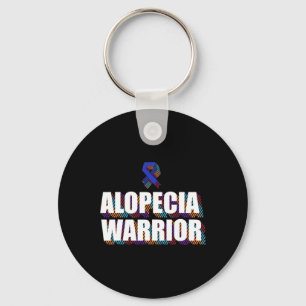 Alopecia Awareness Hair Loss Loss Warrior Patient Nyckelring