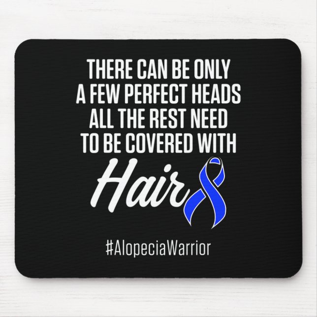 Alopecia Awareness Hair Loss Loss Warrior Perfekt  Musmatta (Framsidan)