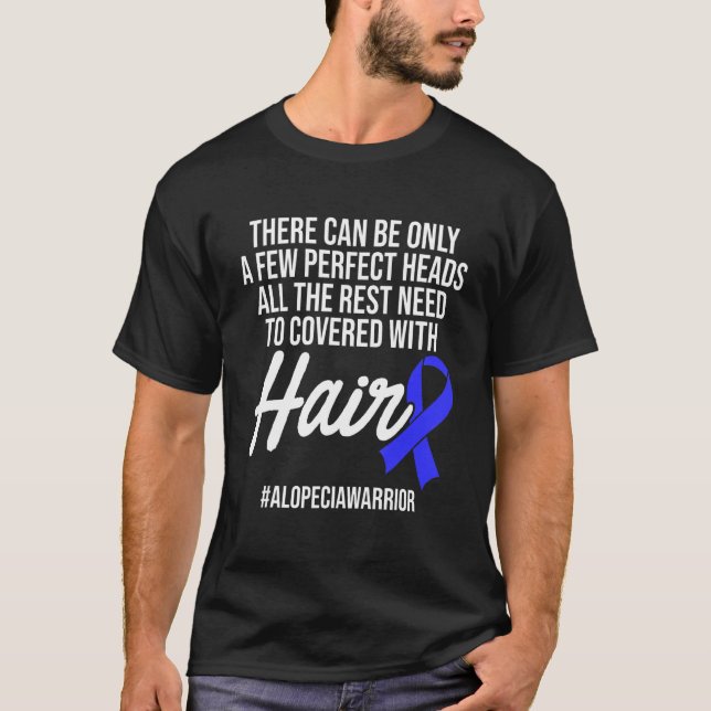 Alopecia Awareness Hair Loss Loss Warrior Perfekt  T Shirt (Framsida)