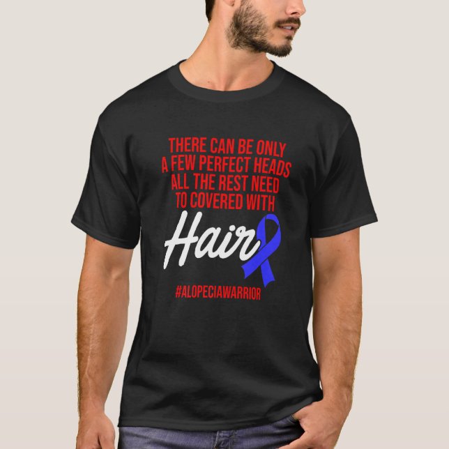 Alopecia Awareness Hair Loss Loss Warrior Perfekt  T Shirt (Framsida)