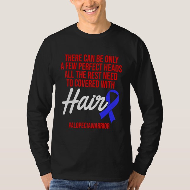 Alopecia Awareness Hair Loss Loss Warrior Perfekt  T Shirt (Framsida)