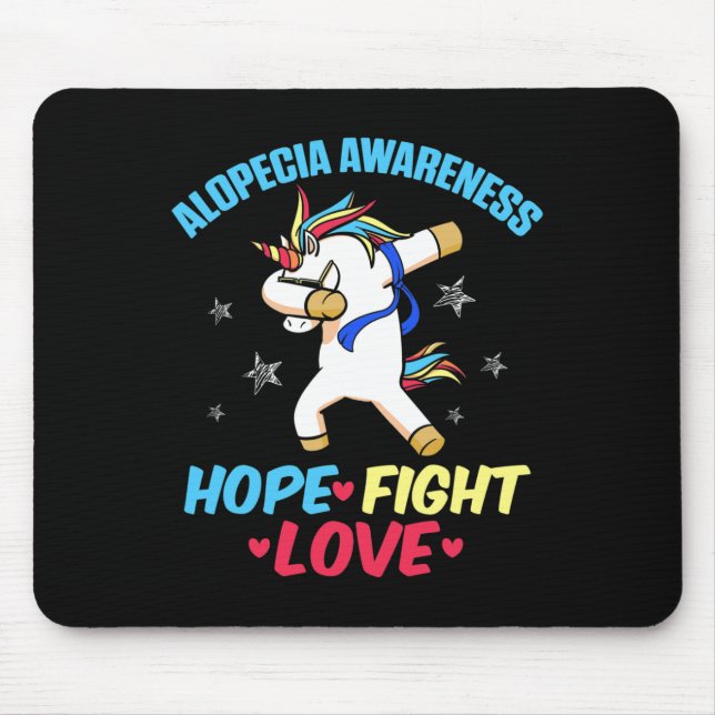 Alopecia Awareness Hair Loss Loss Warrior Strength Musmatta (Framsidan)