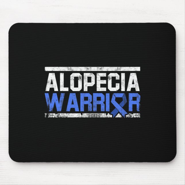 Alopecia Awareness Hair Loss Loss Warrior Verktyg  Musmatta (Framsidan)