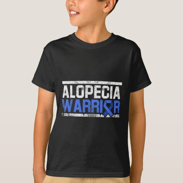 Alopecia Awareness Hair Loss Loss Warrior Verktyg  T Shirt (Framsida)