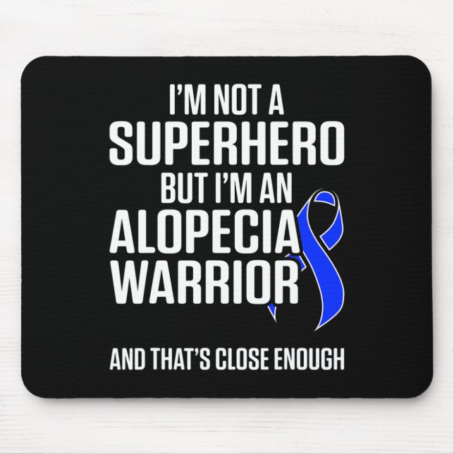 Alopecia Awareness Hair Loss Warrior Hero Survivor Musmatta (Framsidan)