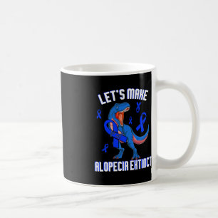 Alopecia Awareness Låt oss Alopecia Utdöda Blu Kaffemugg