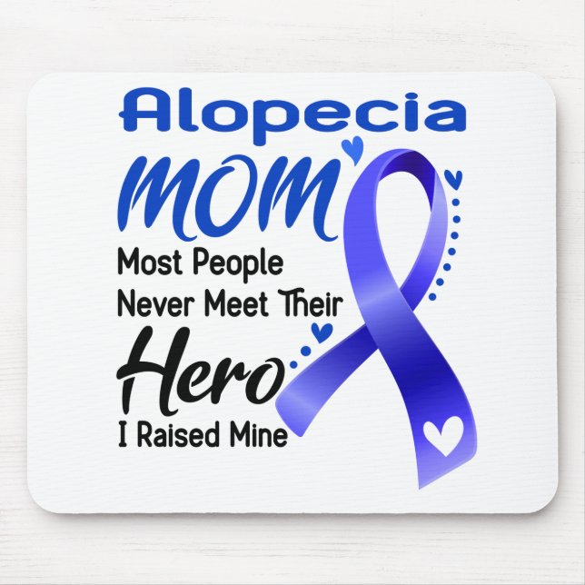 Alopecia Awareness Month Ribbon Gifts Musmatta (Framsidan)
