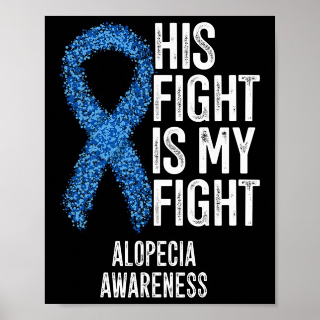 Alopecia, hans kamp är min kamp Alopecia Awa Poster (Framsidan)