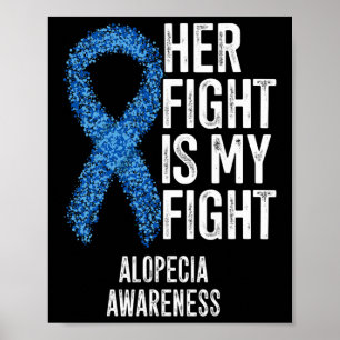 Alopecia, hennes kamp är min kamp Alopecia Awa Poster
