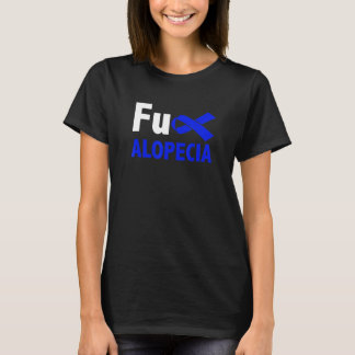 Alopecia Medvetenhet Kallsprång Relaterad Familjem T Shirt