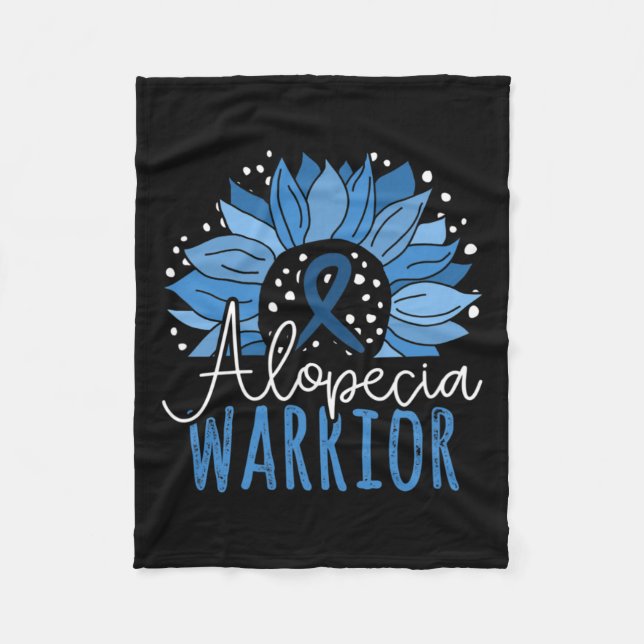 Alopecia Warrior1 Fleecefilt (Framsidan)