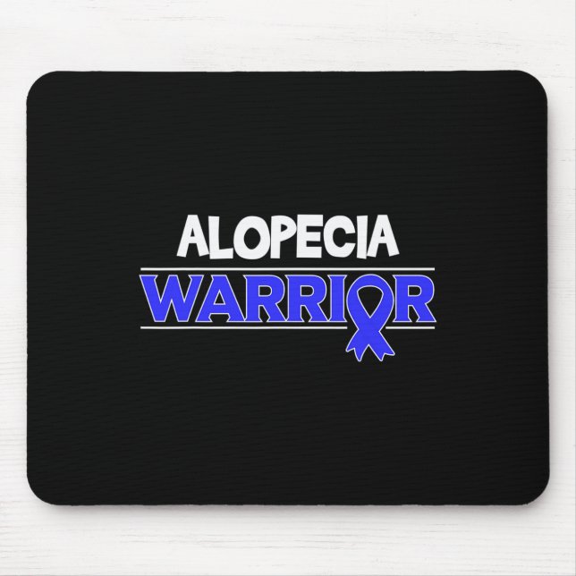 Alopecia Warrior Hair loss Awareness Ribbon Musmatta (Framsidan)