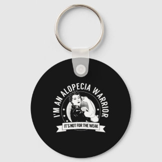Alopecia Warrior NFTW - Alopecia Awareness Nyckelring
