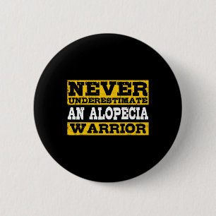 Alopecia Warrior Support Hair Loss Loss Awareness Knapp