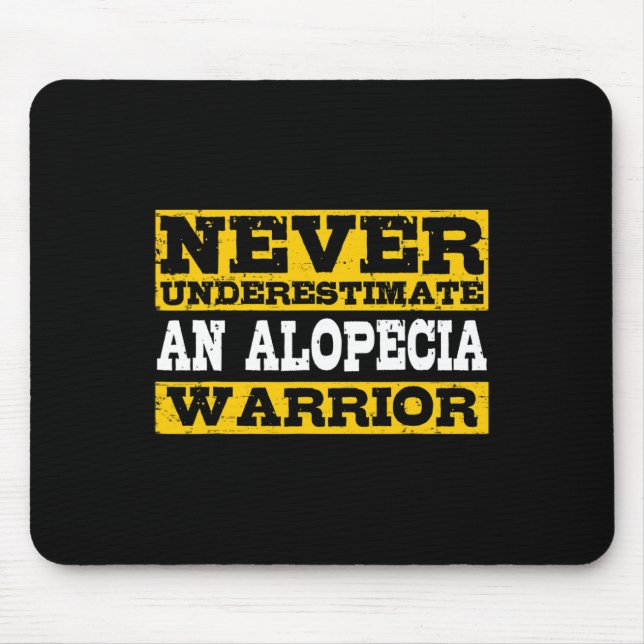 Alopecia Warrior Support Hair Loss Loss Awareness Musmatta (Framsidan)