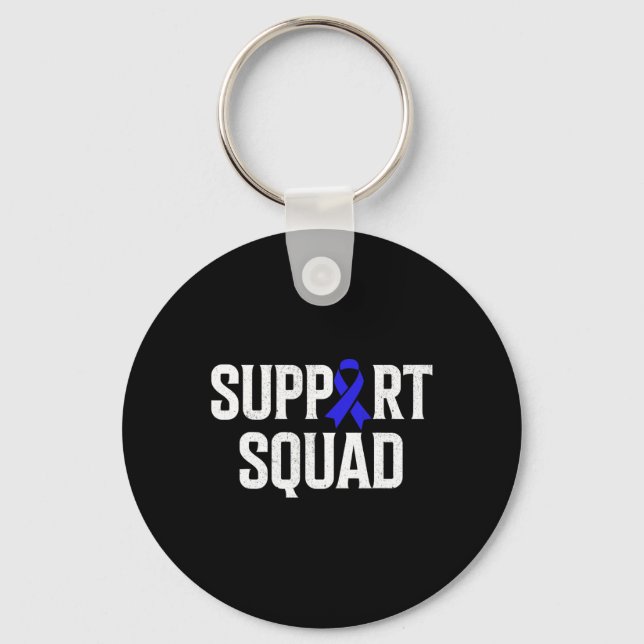 Alopecia Warrior Support Squad Alopecia Awareness Nyckelring (Framsida)