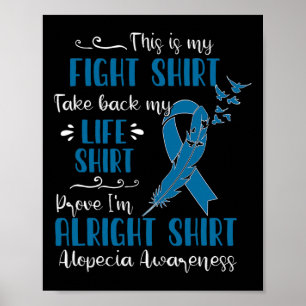 Alopecias medvetenhet min kamp poster