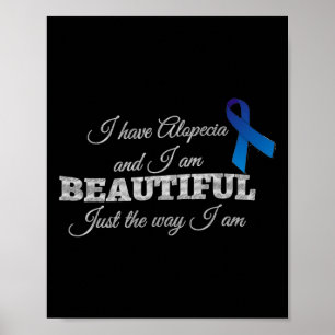 Alopecias medvetenhet om att jag är vacker precis poster