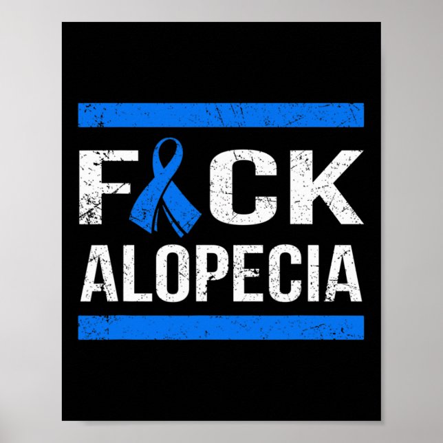 Alopecias medvetenhet T Poster (Framsidan)