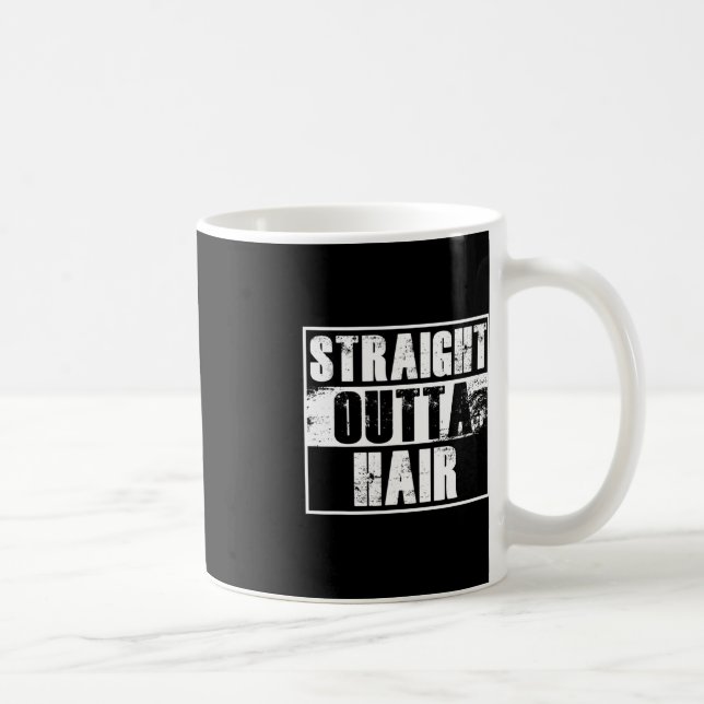 Aloppezie Bald Bald Head Gift Kaffemugg (Höger)