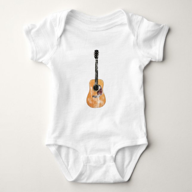 Alostiskt gitarr-lodrät i nöd tee shirt (Framsida)