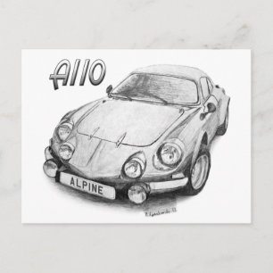 Alp A110 Vykort
