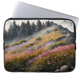 Alp Meadow Art Work Laptop Fodral