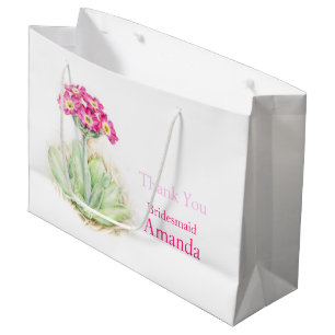 Alp-paprika rosa bridesmaid föredrar presentsäck